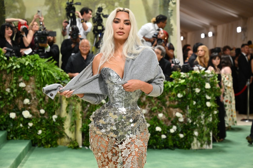 Kim Kardashian whittles her waist to extreme size on Met Gala 2024 red carpet