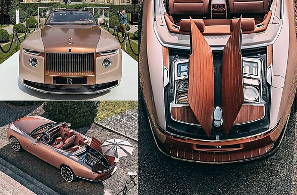 Take A Look At The Back Of World's Most Expensive New Car, $28M Rolls-Royce  Boat Tail