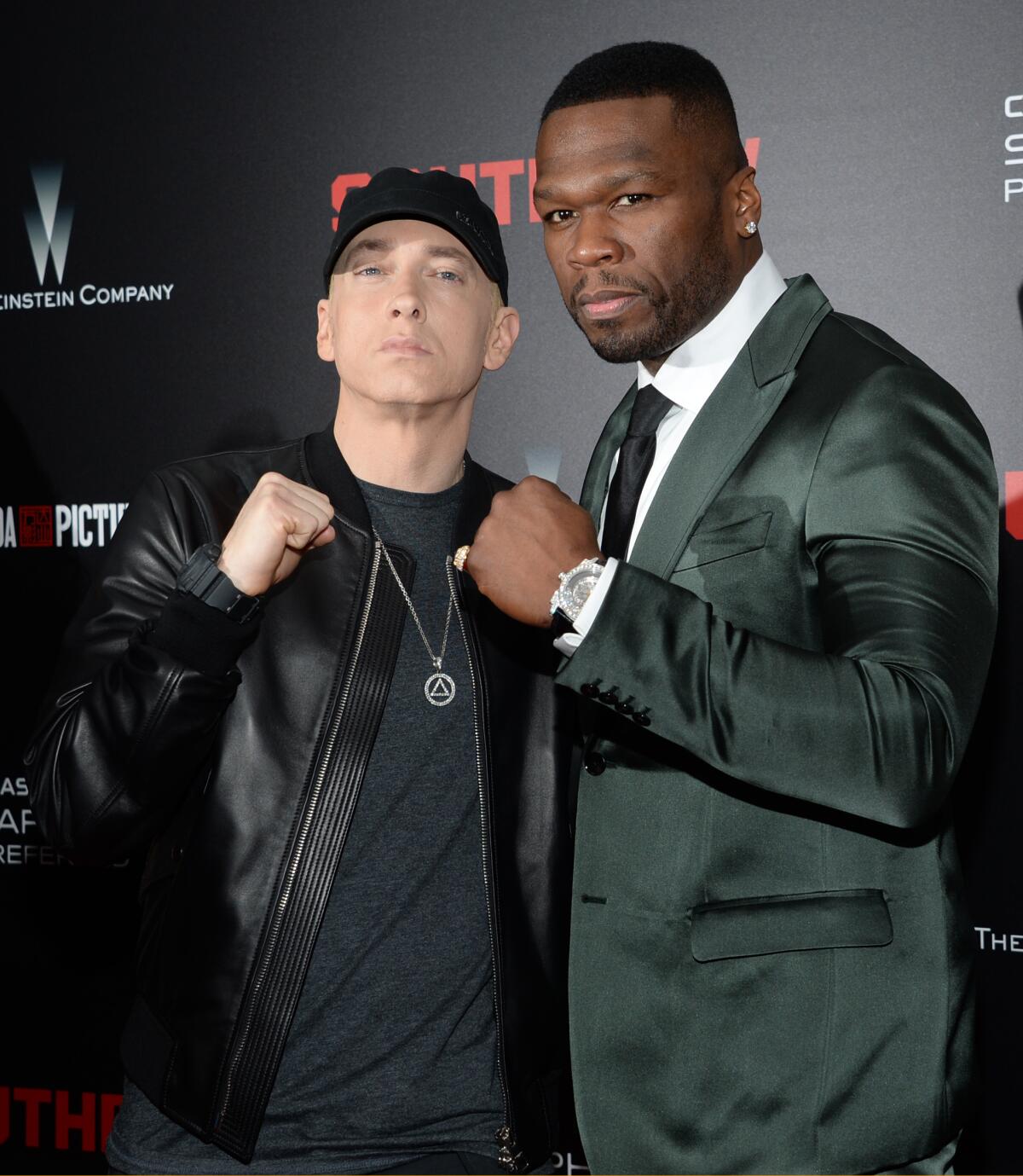 Eminem surprises crowd at 50 Cent's Detroit concert - Los Angeles Times