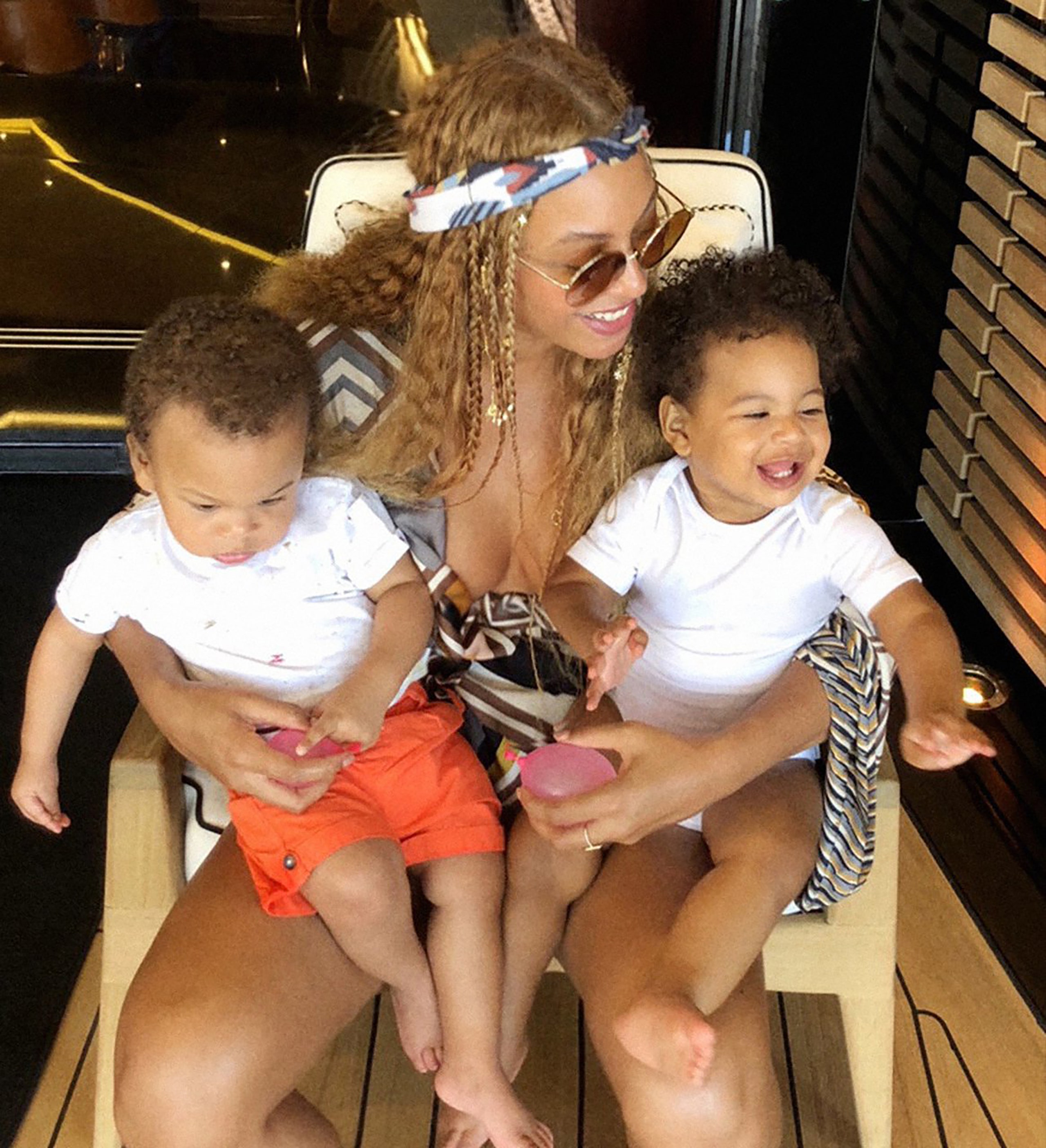 Beyoncé and Her Twins Are the Picture of Family Vacation Bliss | Vogue