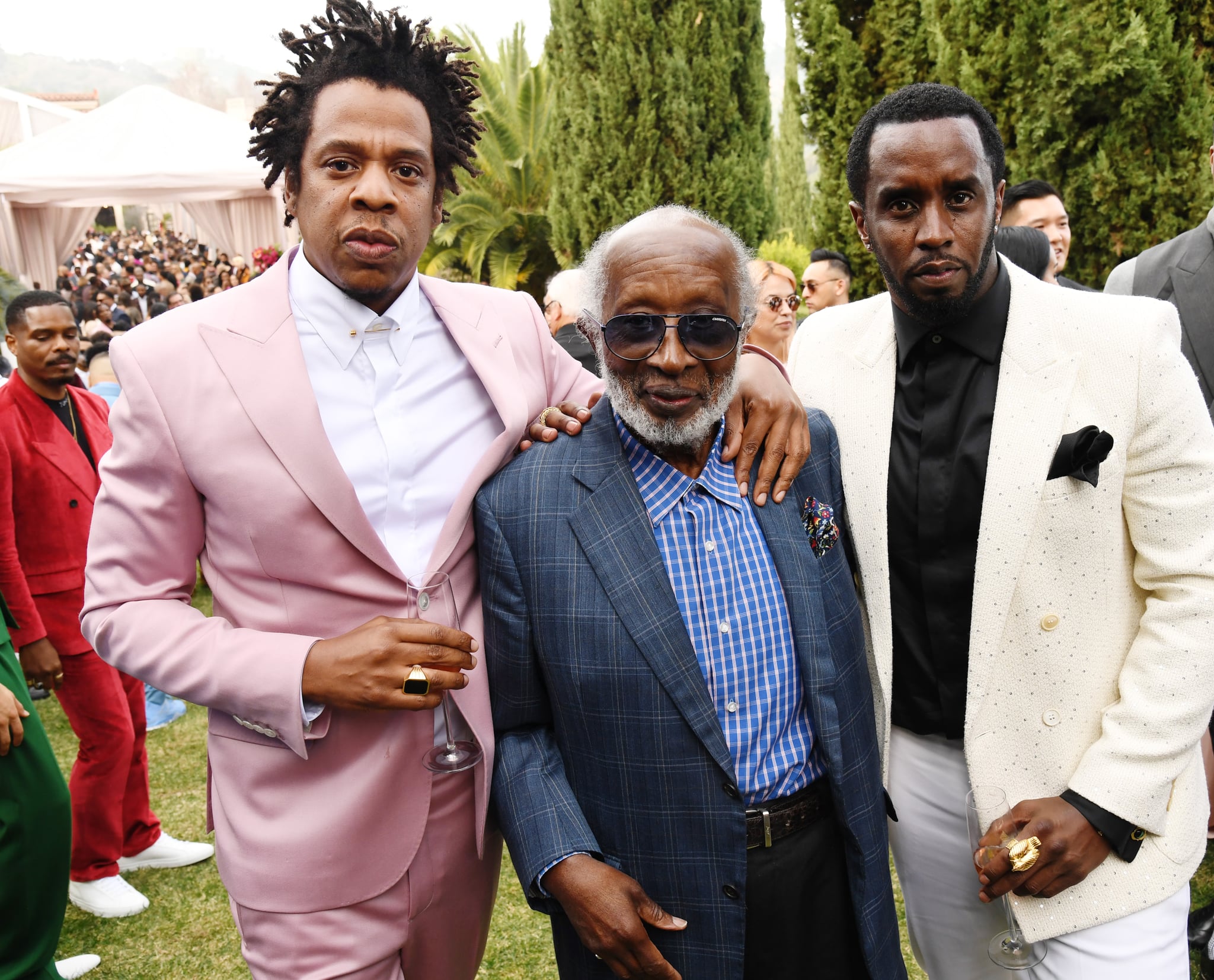 JAY-Z, Clarence Avant, and Diddy at the 2020 Roc Nation Brunch in LA |  Seeing Stars! Beyoncé and JAY-Z's Roc Nation Brunch Brings Out Some of  Music's Finest | POPSUGAR Celebrity UK