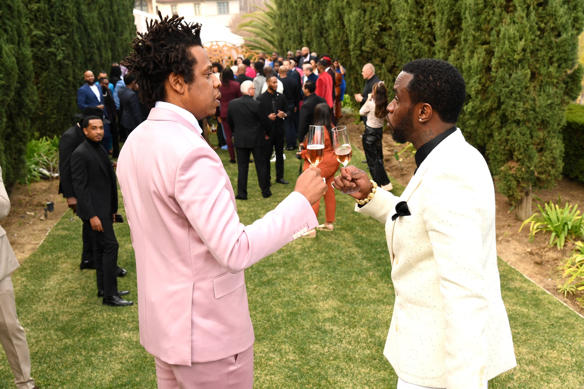 JAY-Z and Diddy at the 2020 Roc Nation Brunch in LA | Seeing Stars! Beyoncé  and JAY-Z's Roc Nation Brunch Brings Out Some of Music's Finest | POPSUGAR  Celebrity UK Photo 31