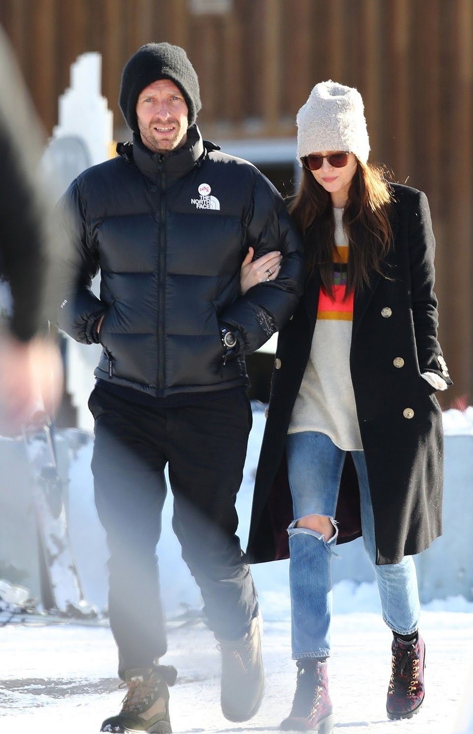 Gwyneth Paltrow joins ex-husband Chris Martin, Dakota Johnson on private  ski-trip