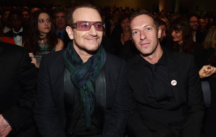 Bono and Chris Martin