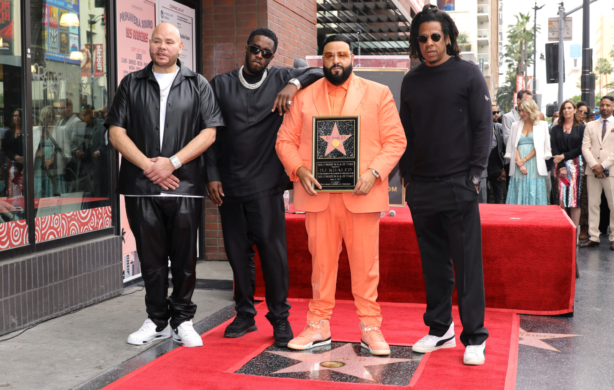 DJ Khaled receives star on Hollywood Walk of Fame with Jay-Z, Diddy and Fat  Joe in attendance
