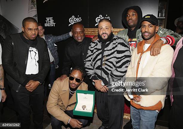 Future receives a Rolex from DJ Khaled for his birthday during DJ... News  Photo - Getty Images