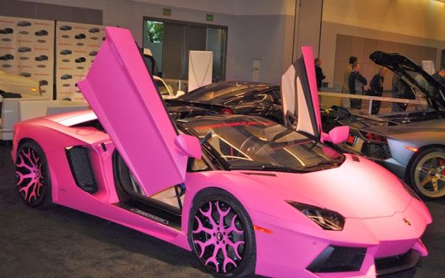 Nicki Minaj pink lamborghini aventador | Pink lamborghini ...