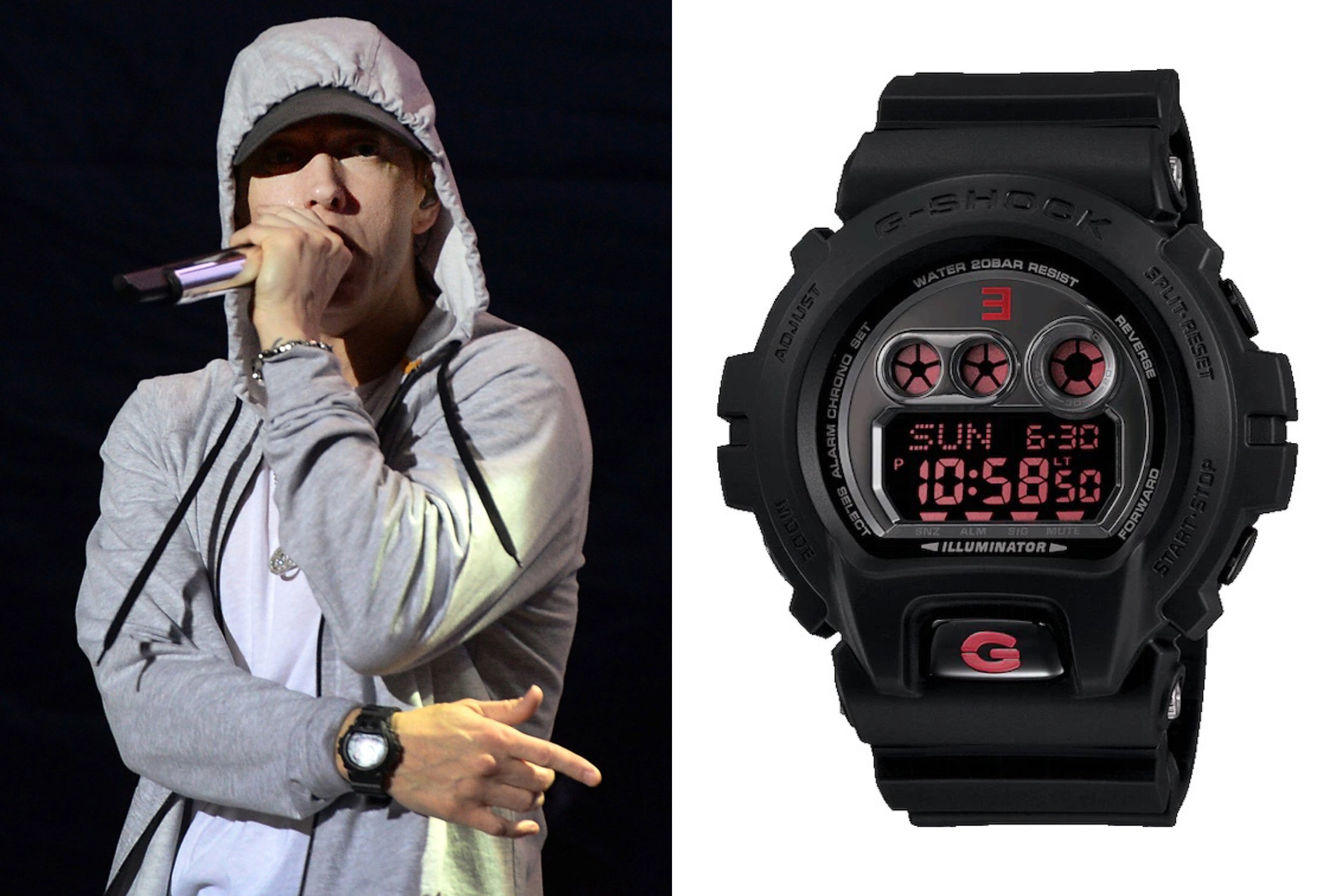 Eminem’s Casio G-Shock X6900MNM-1ER x EMINEM 30th Anniversary Limited Edition