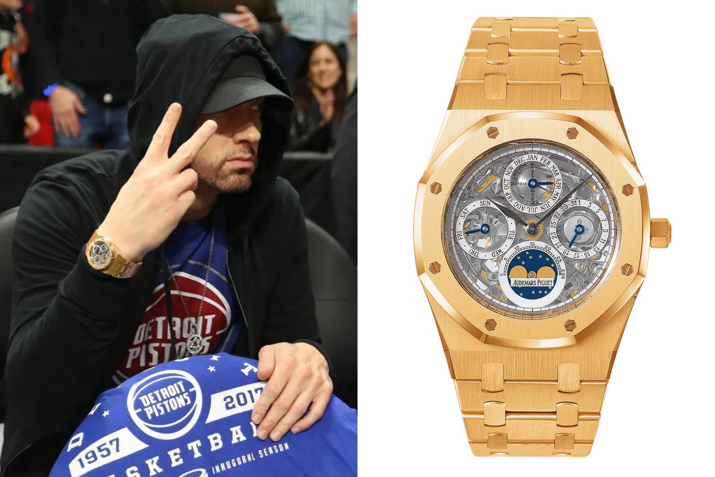 Eminem’s Audemars Piguet Royal Oak Perpetual Calendar Skeleton Ref. 25829OR