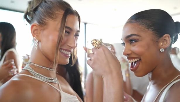 Hailey Bieber and Lori Harvey