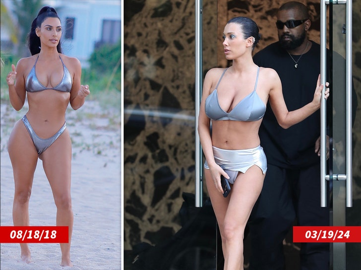 Kanye West Prances Around Again With Half-Naked Wife Bianca Censori