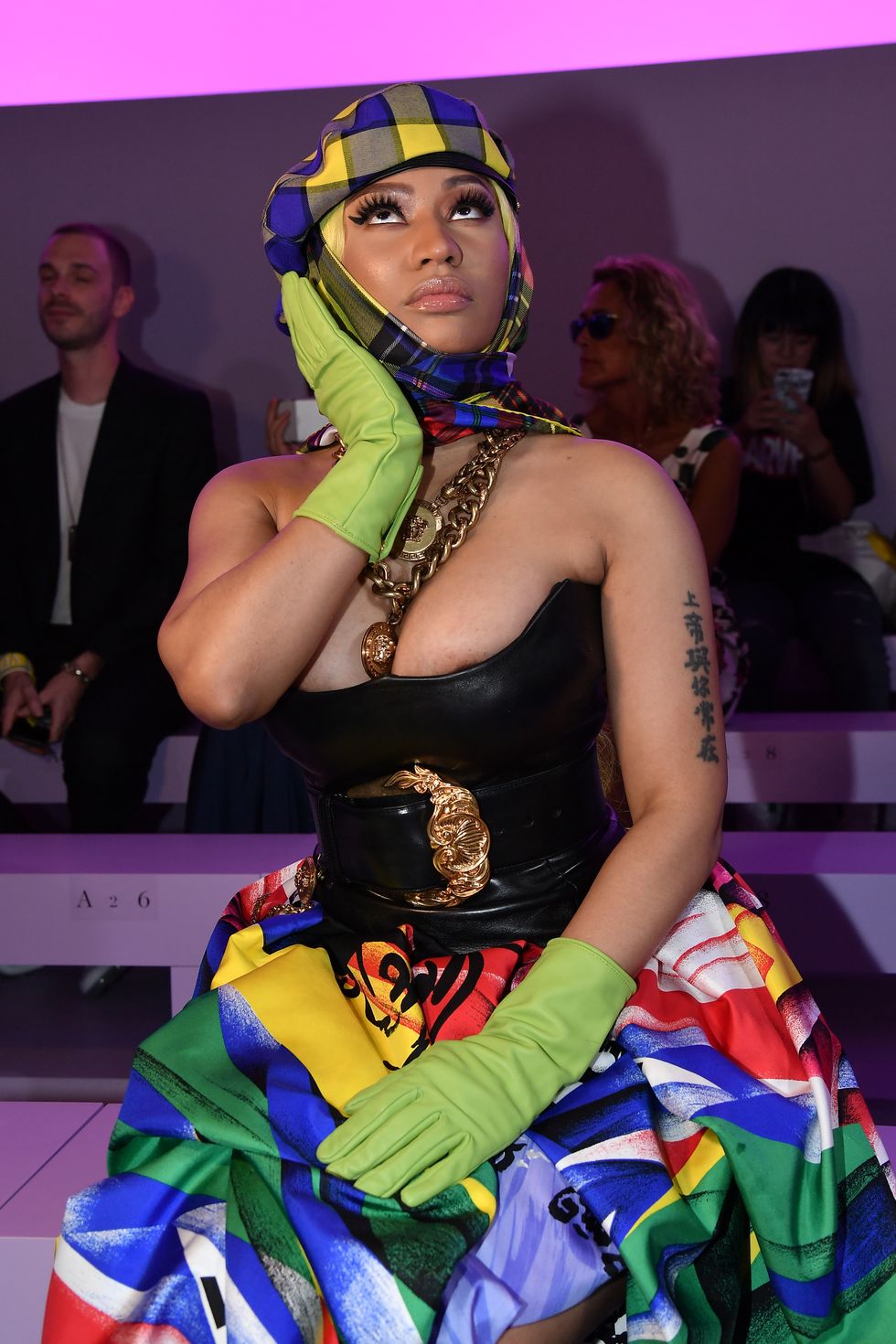 Versace - Front Row - Milan Fashion Week Spring/Summer 2019