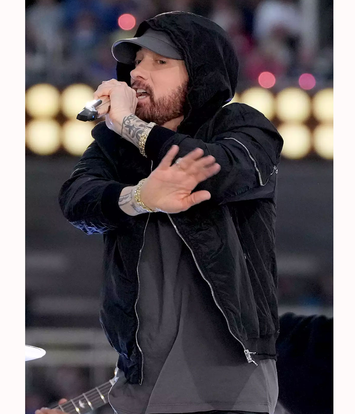 Halftime Super Bowl Eminem Jacket Hooded - Jacket Makers