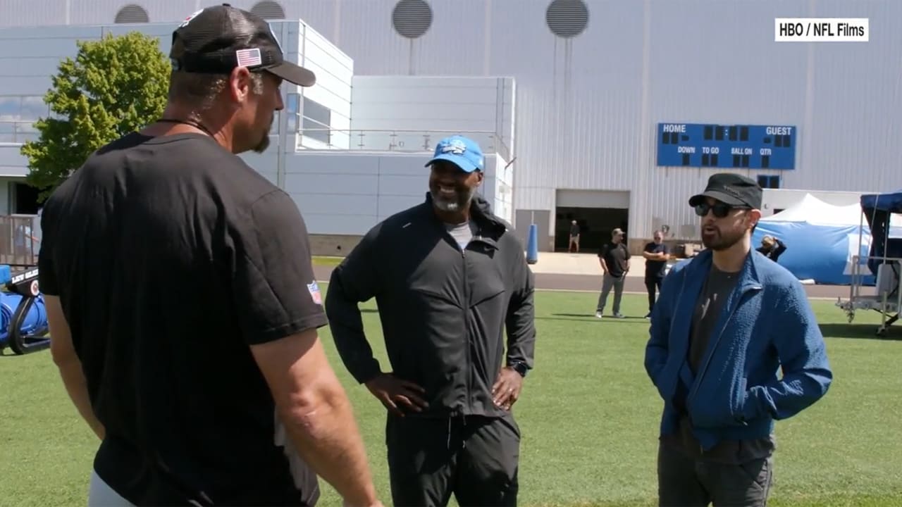 Hard Knocks Trailer: Eminem pays the Lions a visit