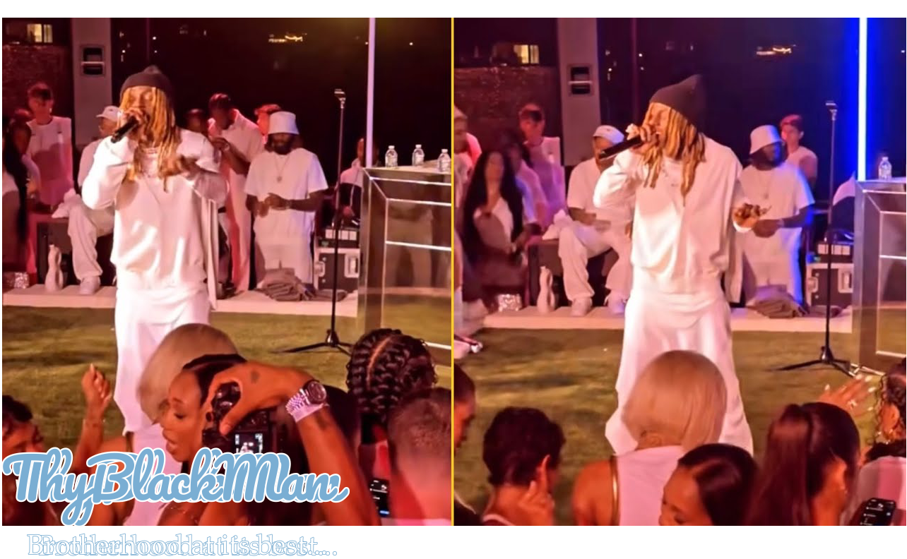 Lil Wayne Steals the Spotlight at Mike Rubin's All-White 4th of July Party.