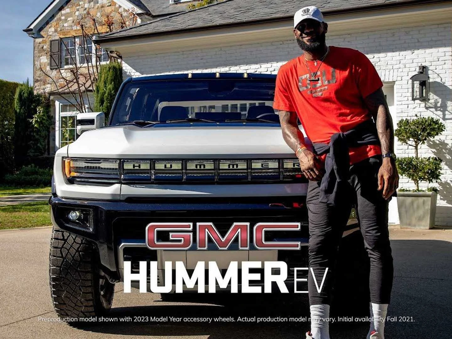 Watch LeBron James Check Out GMC Hummer EV Truck And Call It A Beast