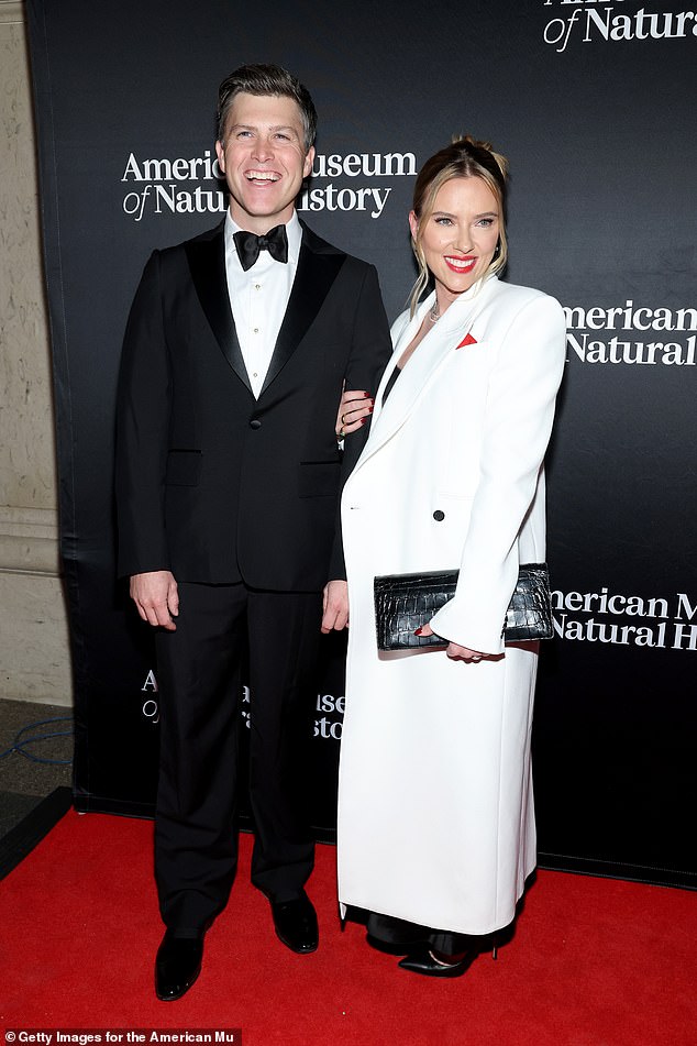 Meanwhile, Jost - who graduated cum laude from Harvard University in 2004 - looked sharp in a classic tuxedo at the black-tie event