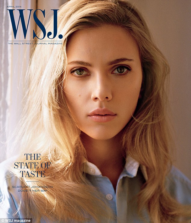 Colorful star: Scarlett Johansson opens up in Wall Street Journal magazine about her family life and career