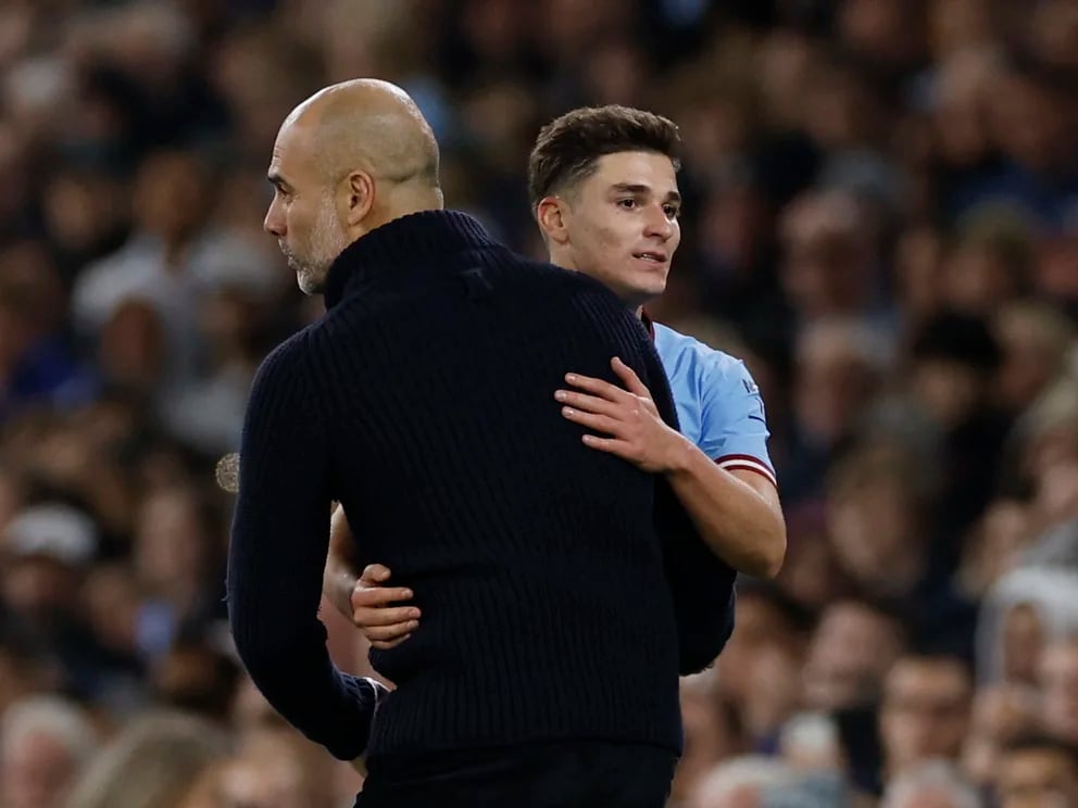 Julián Álvarez contó qué les dijo Pep Guardiola a los jugadores del Manchester City tras la eliminación de la Champions League - Infobae