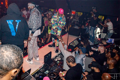 Lil Wayne Parties It Up During Big Game Weekend With 2 Chainz & Jermaine Dupri