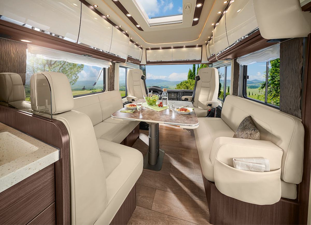 Luxury RV can carry a smart car inside its garage - Curbed