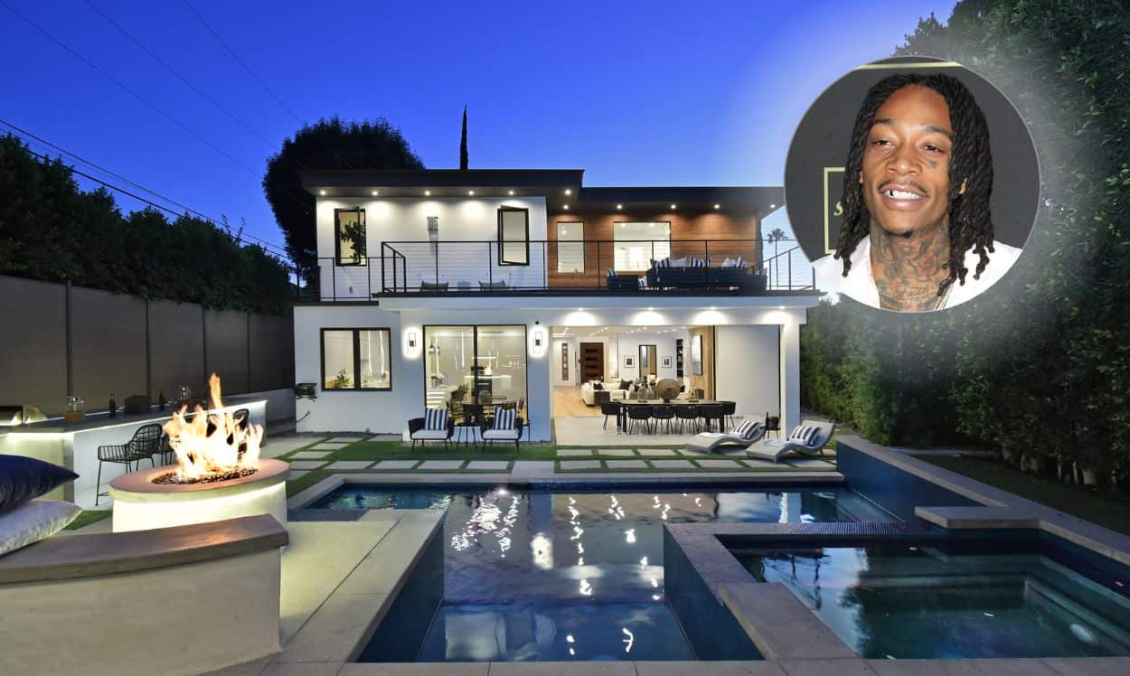 Rapper Wiz Khalifa and the house he's selling in Encino