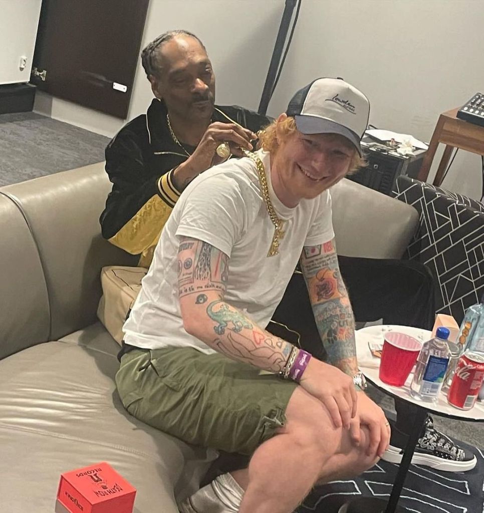 Ed Sheeran got so high with Snoop Dogg he couldn't see straight