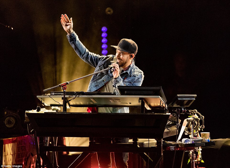 Shinoda acted as the MC for the event honoring Bennington, who was found dead in his Palos Verdes, California home on July 20