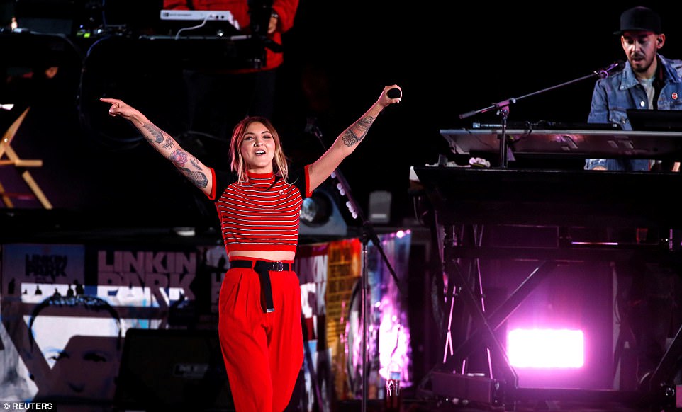 Julia Michaels, of 'Issues' fame, was a special guest performer. Other guests included Blink-182, Alanis Morissette,  and members of the bands Yellowcard, Sum 41, System of a Down, Avenged Sevenfold, Bush and Korn