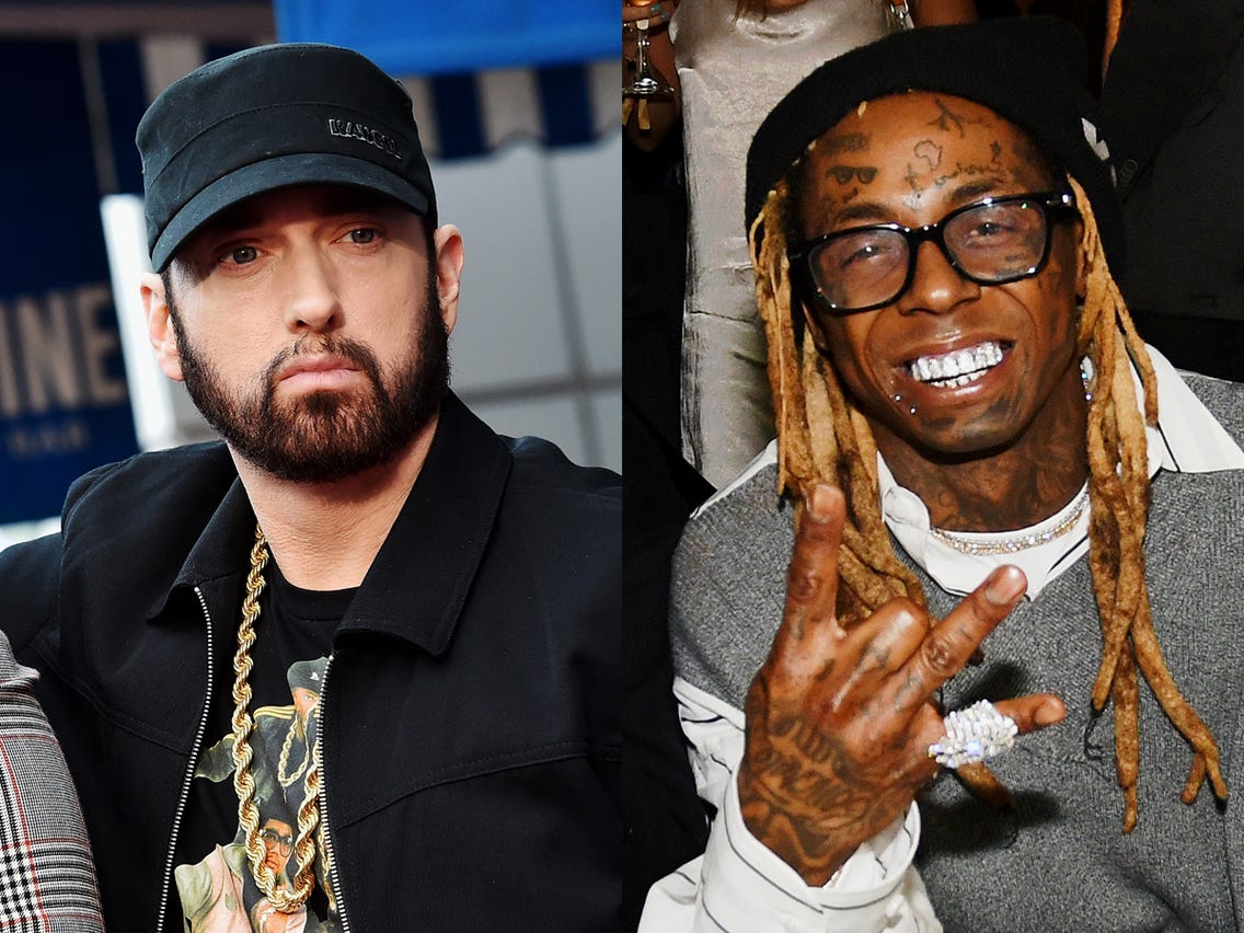 Eminem and Lil Wayne Google Their Own Lyrics While Writing New Songs