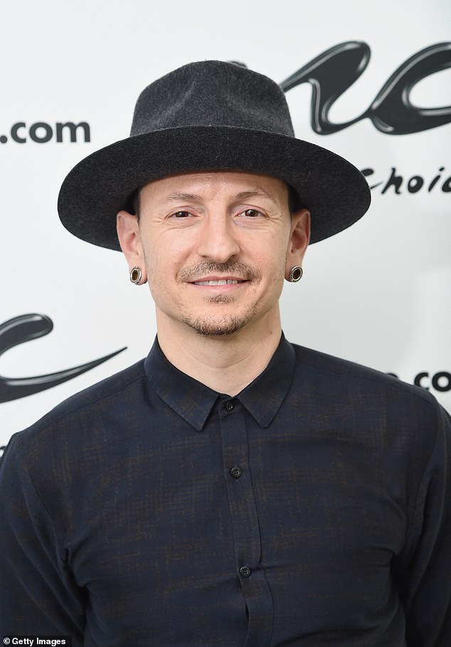 Chester Bennington - who died via suicide at the age of 41 on July 20, 2017 - was pictured in NYC on February 21, 2017