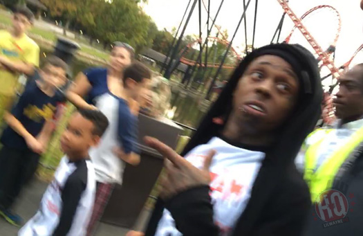 Lil Wayne Celebrates His Son Dwayne Michael Carter III 7th Birthday At Six Flags In Atlanta