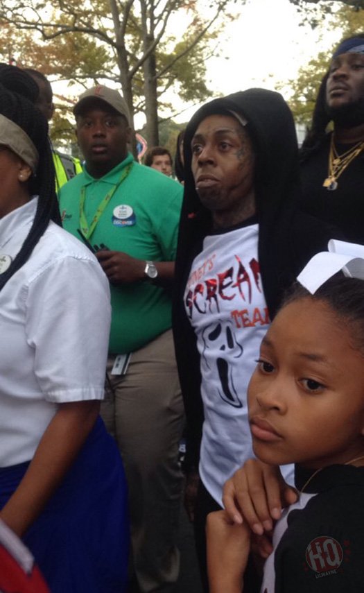 Lil Wayne Celebrates His Son Dwayne Michael Carter III 7th Birthday At Six Flags In Atlanta