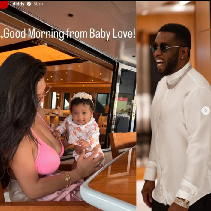  Billionaire mogul, Diddy took two baby mamas and his girlfriend on a New Year Yacht cruise to St Barths (photos)